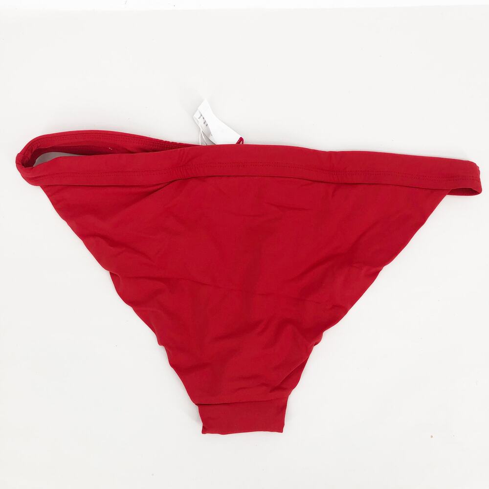 ANDIE SWIM Women's The Banded Cheeky Bikini Bottom XXL Flat Cherry Red NWT - Picture 5 of 8